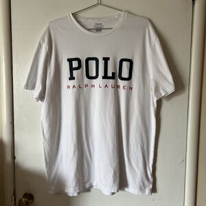 Polo Ralph Lauren Men Custom Slim White T Shirt Cotton | Mens XL TG